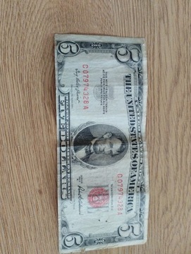 Banknoty 5 dolarów amerykańskich 
