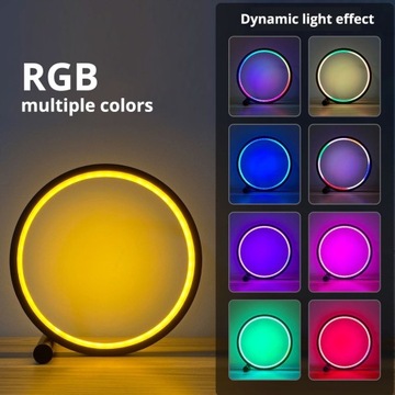 Smart RGB Światło LED Lampa Atmosferyczna Nocna 26