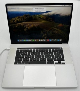 Macbook Pro 16 2019 Intel Core i9/32GB RAM/1TB SSD srebrny stan idealny