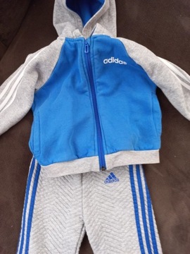 Dres Adidas chłopięcy komplet 9-12m 80 86