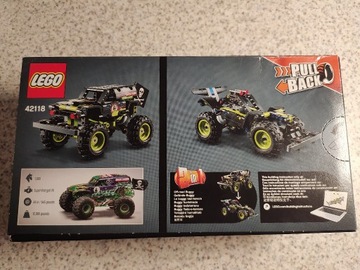 Zestaw LEGO TECHNIC 42118 MONSTER JAM GRAVE DIGGER