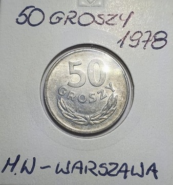 50 Groszy 1978  PRL