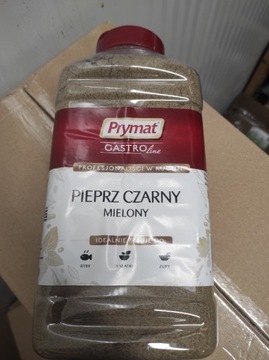 Pieprz czarny mielony Prymat 820g