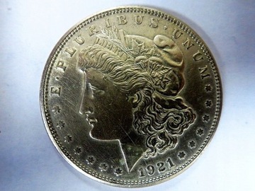 1 Dollar 1921 r srebro