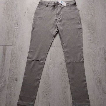 cienkie spodnie damskie marki Lesara wiskoza 42