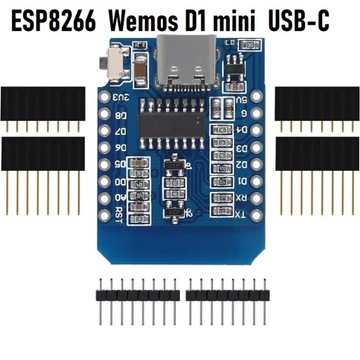 WeMOS D1 Mini NodeMCU ESP8266 USBC CH340 ARDUINO