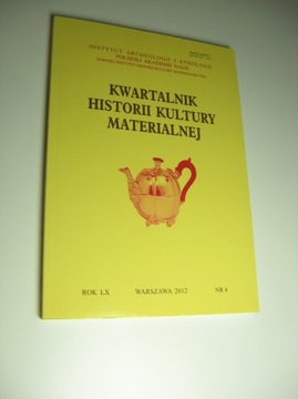 Kwartalnik Historii Kultury Materialnej NACZYNIA