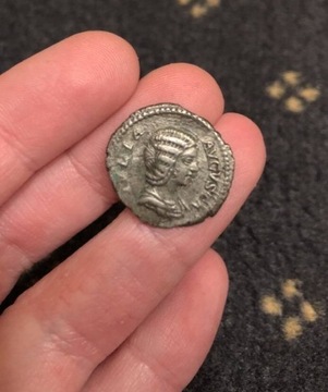 Moneta rzymska Denarius Julia Domna 196-202