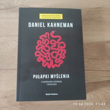 Książka Pułapki Myślenia Daniel Kahneman