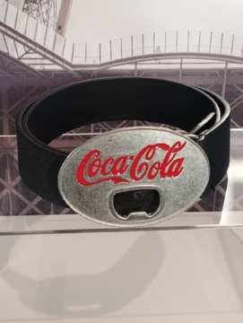 Coca-Cola pasek skórzany orginalny 81cm.-91cm.