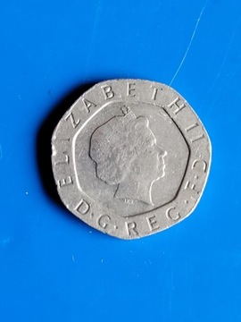 20 pensów 2002 Wielka Brytania