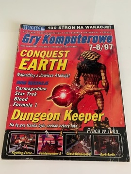Magazyn Czasopismo Gry Komputerowe 07-08 1997 NR 7-8/97