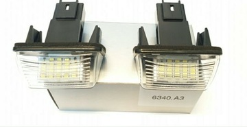 LAMPKA TABLICY LED PEUGEOT/CITROENA