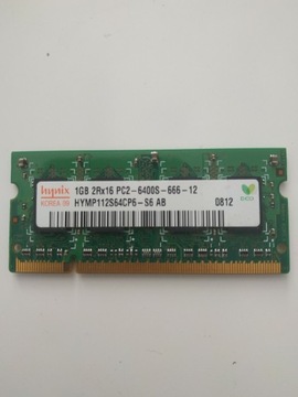 Pamięć ram hynix DDR2 1GB SO-DIMM