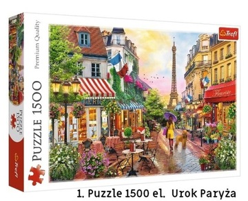 PUZZLE Trefl premium quality 1500 el RÓŻNE RODZAJE