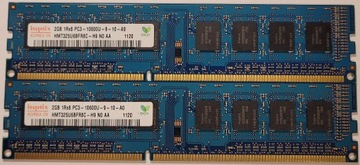 RAM 4GB (2x2GB) 1333MHz DDR3 CL9 PC3-10600U