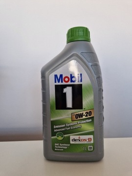 Olej silnikowy syntetyczny Mobil 1 0W20 op.1l