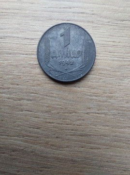 Serbia 1 dinar 1942 stan -II okupacja niemiecka