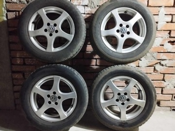 Koła alufelgi Golf 4 195/65R15 Zestaw 4 sztuki