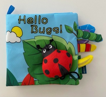 Miękka książeczka sensoryczna "Hello Bugs"