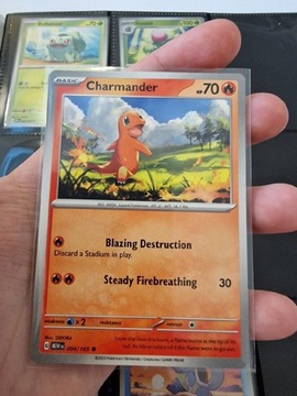 Karta Pokemon Charmander (MEW 004) 151 MEW