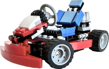 LEGO Creator 3w1 31030 Gokart, czerwony go-kart