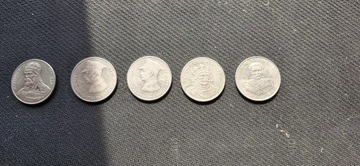 5 monet polskich 50 zl z roku 1979 1981 1980 1983