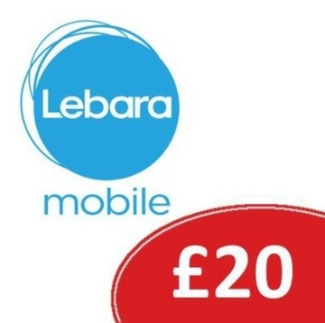 Doładowanie Lebara Mobile 20 GBP kod Anglia UK