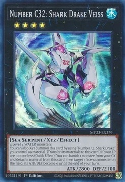 Yu-Gi-Oh - Number C32: Shark Drake MP23-EN279 (SR)