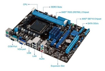 Płyta Główna ASUS + Procesor AMD + RAM DDR3