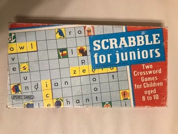 Scrabble for juniors angielska gra dla dzieci 1973