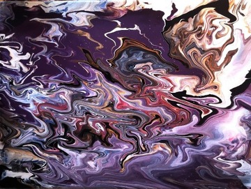 Obraz abstrakcja 11 akryl na płótnie 40x30 cm