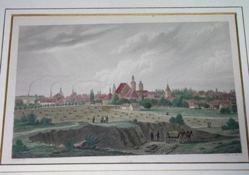 1850 oryginał ŻARY SORAU lubuskie ŁUŻYCE Śląsk