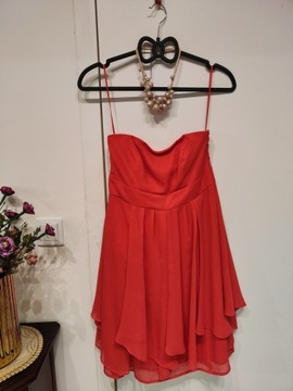 Czerwona sukienka elegancka rozm. M