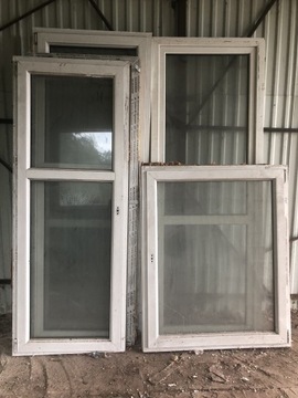 Okna i drzwi balkonowe z demontażu 