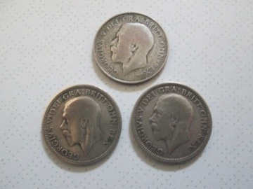 Srebrne monety 1 szyling Wielka Brytania