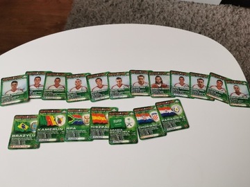 Karty papierowe Piłkarze i Reprezentacje chipsy 