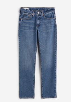 Spodnie jeansowe męskie L hm regularne fit 34 32  