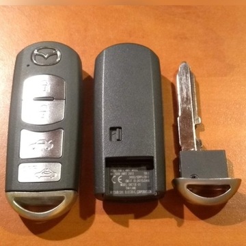 Kluczyk Pilot Mazda Smart Keyless SKE13E-01 4PRZYC