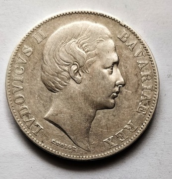 Bawaria 1 talar, 1871 r srebro