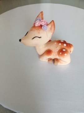 Sarna cukrowa figurka na tort bambi
