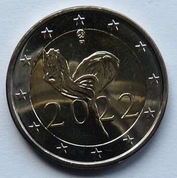 FINLANDIA 2022 2 EURO OKOL. UNC  !!!!!!!