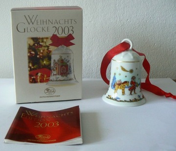 Porcelanowy dzwonek Hutschenreuther 2003
