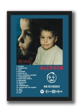 Plakat "ALESHEN" w ramce A4.