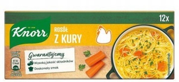 Kostka rosołowa/bulionowa drobiowy Knorr 120 g