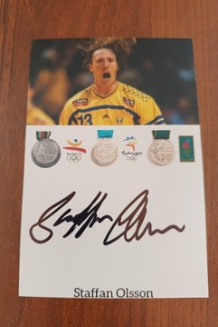 Staffan Olsson, autograf, medalista olimpijski