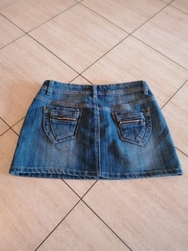 Letnia spódniczka jeansowa S 