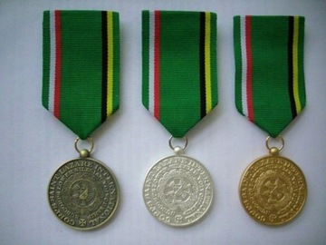 Medale Korpusu św. Łazarza - komplet - 3 szt.