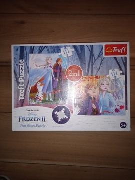 Puzzle Trefl Kraina Lodu Frozen 2x111el Fun shape 