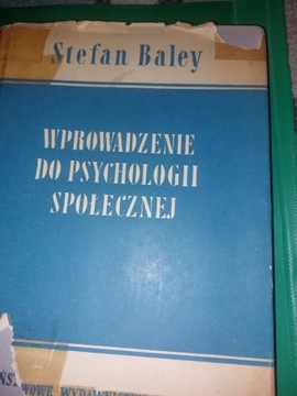 Wprowadzenie do psychologii społecznej, Baley